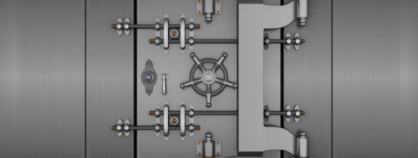 safety deposit boxes